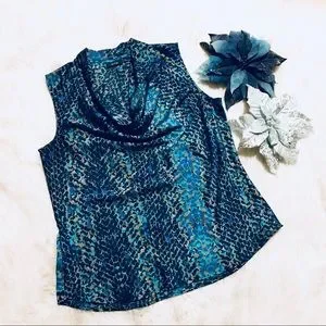 Apt. 9 | Tops | Sharp Snake Python Print Cowl Neck Topfits Like A Large ...
